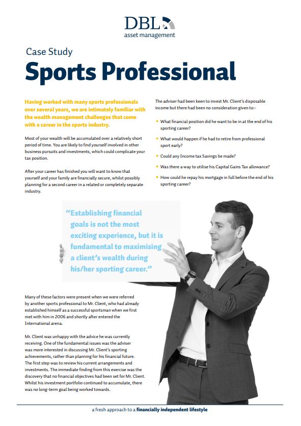 Case Study – Sports Professional