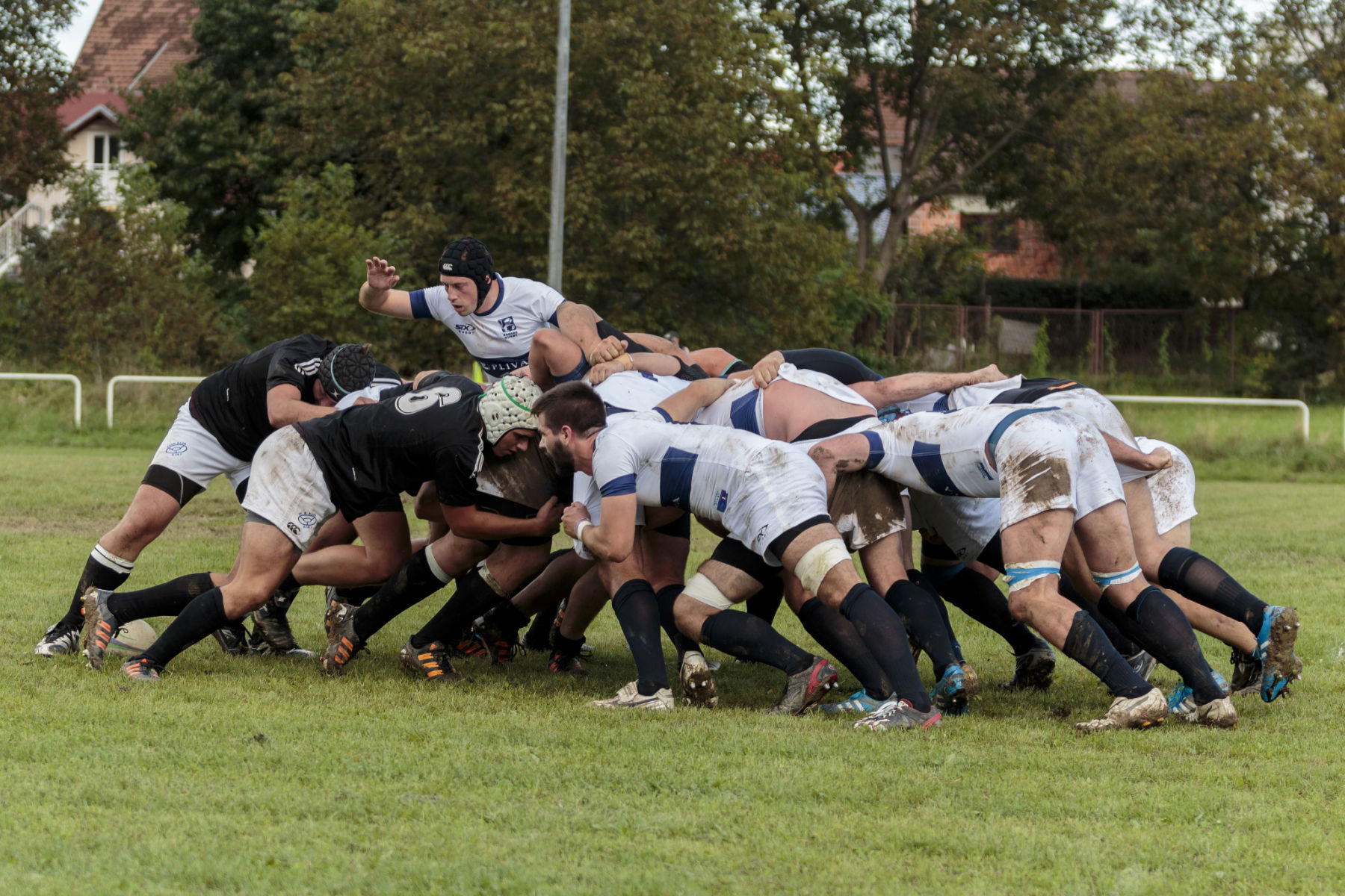 rugby scrum