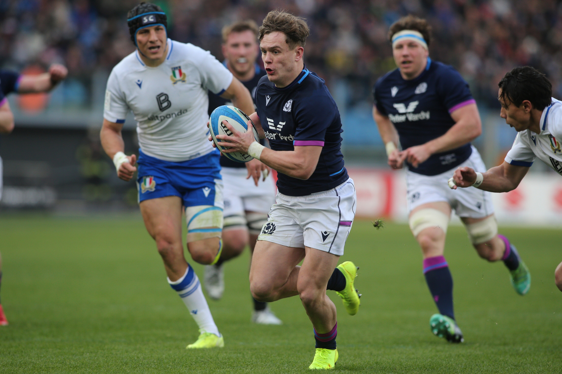 Italy against Scotland rugby international